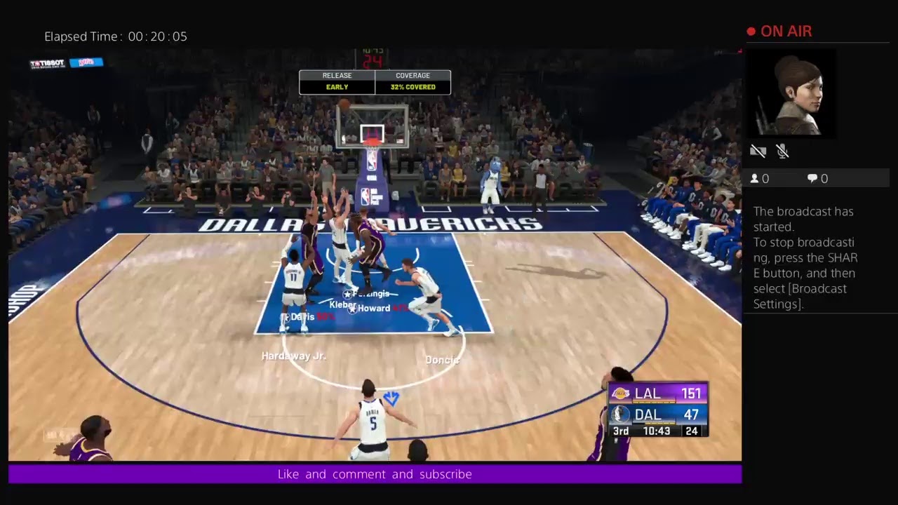 Playing NBA 2k 21!!!!!!!!! I made the whole team 7´7 foot