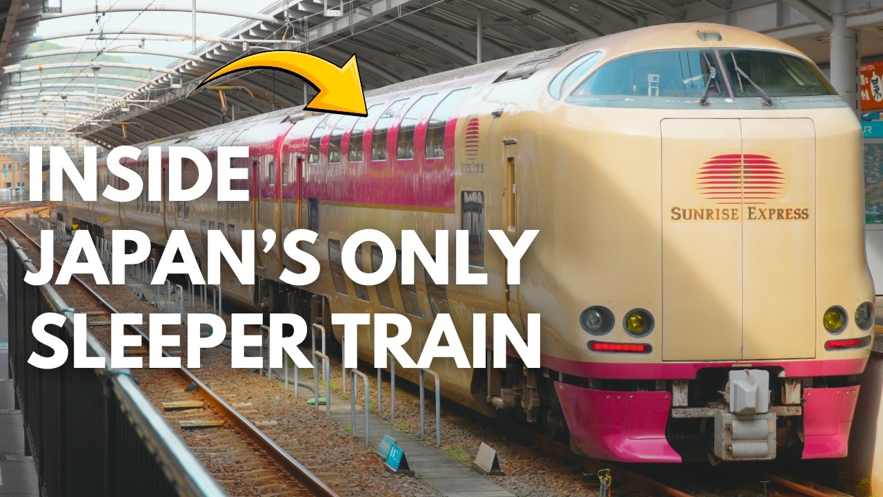 I Took Japan’s ONLY Sleeper Train: 10 Hours of Pure Nostalgia & Stress!?