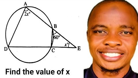 Circle Geometry | Waec Question