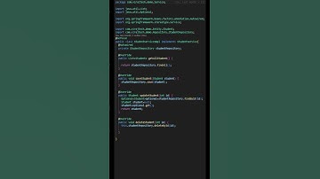 StudentServiceImpl.java | StudentServiceImpl class for Student Management System code in description