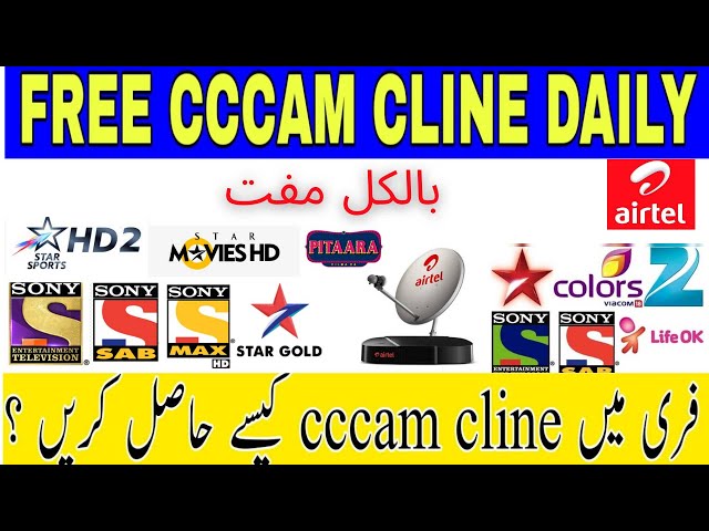 Free Cccam Cline 100% Daily Hasil Kren | All Cccam  Airtel HD ,Dish tv ,Tatasky class=