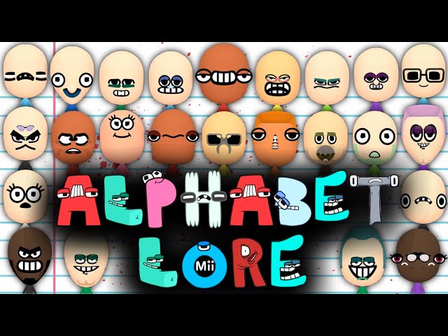 ALPHABET LORE But It's Y Mii! 