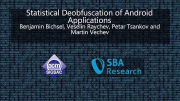 CCS 2016 - Statistical Deobfuscation of Android Applications