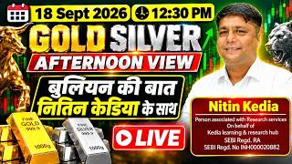 Gold Silver की बात, नितिन केडिया के साथ | Nitin Kedia Live