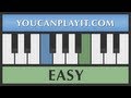 What Child Is This? - Greensleeves - Easy Piano Tutorial