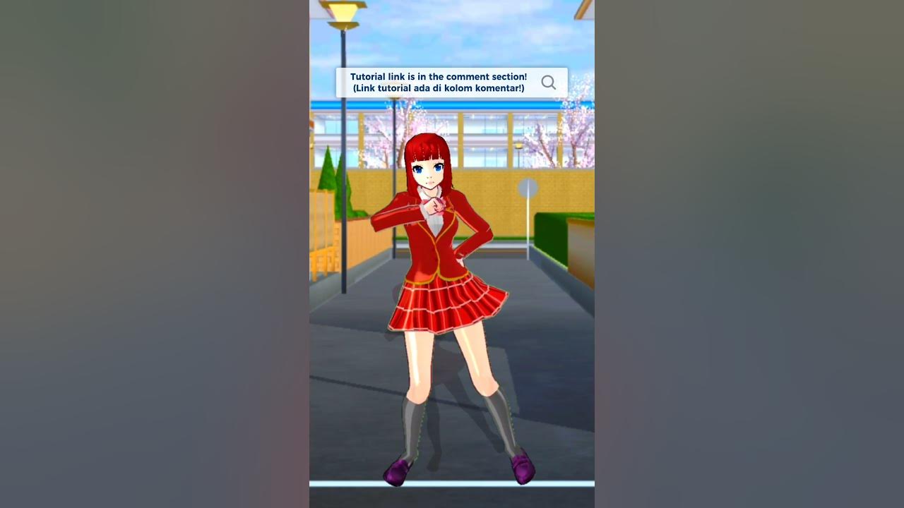 TUTORIAL "FLOWER" BY JISOO DANCE #sakuraschoolsimulator #shorts #tiktok