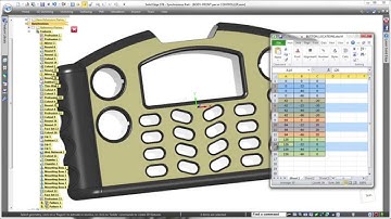 Solid Edge ST8: Pattern by Table