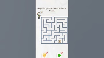 help him get the treasures in the maze 🏆#game #trending