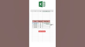 how to add a minute to time in excel #youtubeshorts #shortsyoutube #shorts #shortsviral