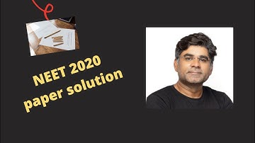 NEET 2020 PHYSICS PAPER SOLUTION