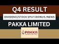 Pakka Q4 results 2024 | Pakka results today | Pakka share latest new | pakka share Target