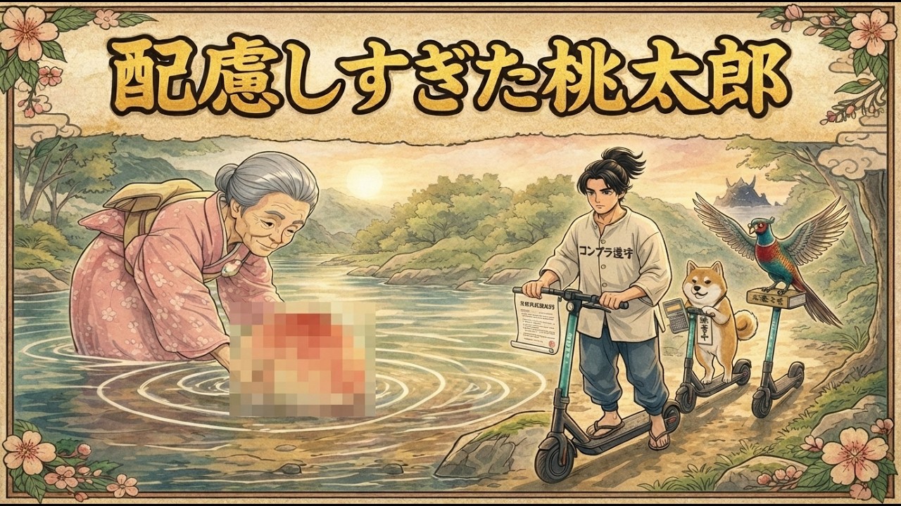 コンプラに配慮しすぎた桃太郎【AIアニメ】