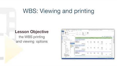 PriMus Tutorial - WBS: viewing and printing - ACCA software