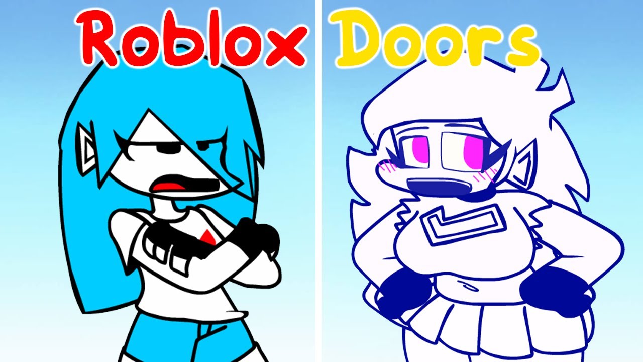 Doors Mod (Featuring Skyblue, Nusky, Ski), Funkipedia Mods Wiki