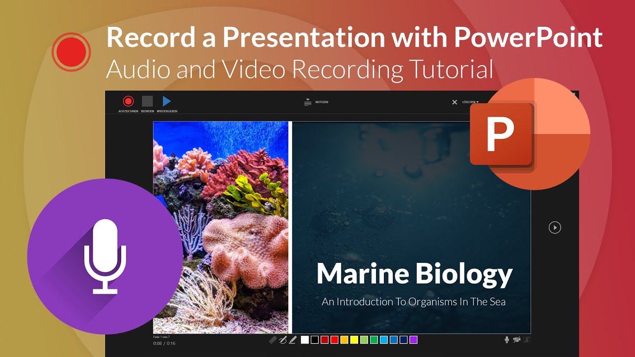 how to record voice over powerpoint presentation mac