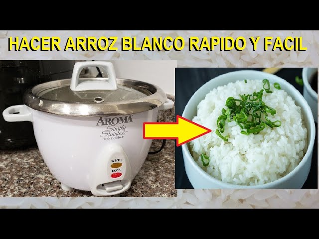 COMO HACER ARROZ BLANCO CON OLLA ELECTRICA FACIL Y