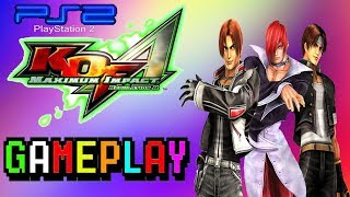 KOF Maximum Impact Regulation A (Kyo, Kyo - C, Iori) PS2 Gameplay | KX