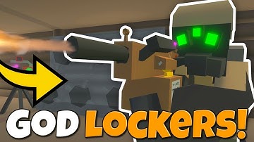 10,000 HP ADMIN SIZED GOD LOCKERS! (Modded Unturned #72)