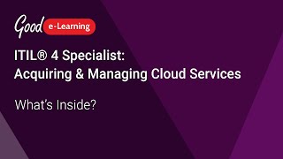 ITIL® 4 Specialist: Acquiring & Managing Cloud Services (AMCS): What's Inside Our Course?