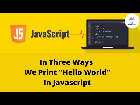 How To Print Hello World In Javascript || In Hindi #2 || 2021