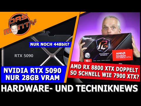 AMD RX 8800 XTX doppelt schnell wie 7900 XTX? | RTX 5090 mit 28GB | Playstation 5 Pro verschoben