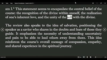 ChatGPT ACIM Review V Introduction