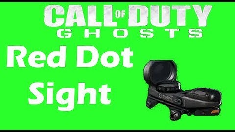 Call of Duty Ghosts In-Depth Attachment Guide Ep. 1: Red Dot Sight