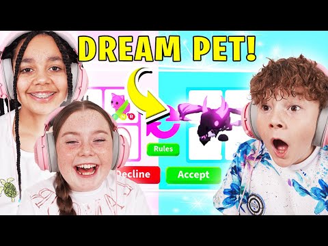 We SURPRISE ISLA'S  BROTHER With His DREAM PET! Shadow Dragon In Adopt Me Roblox