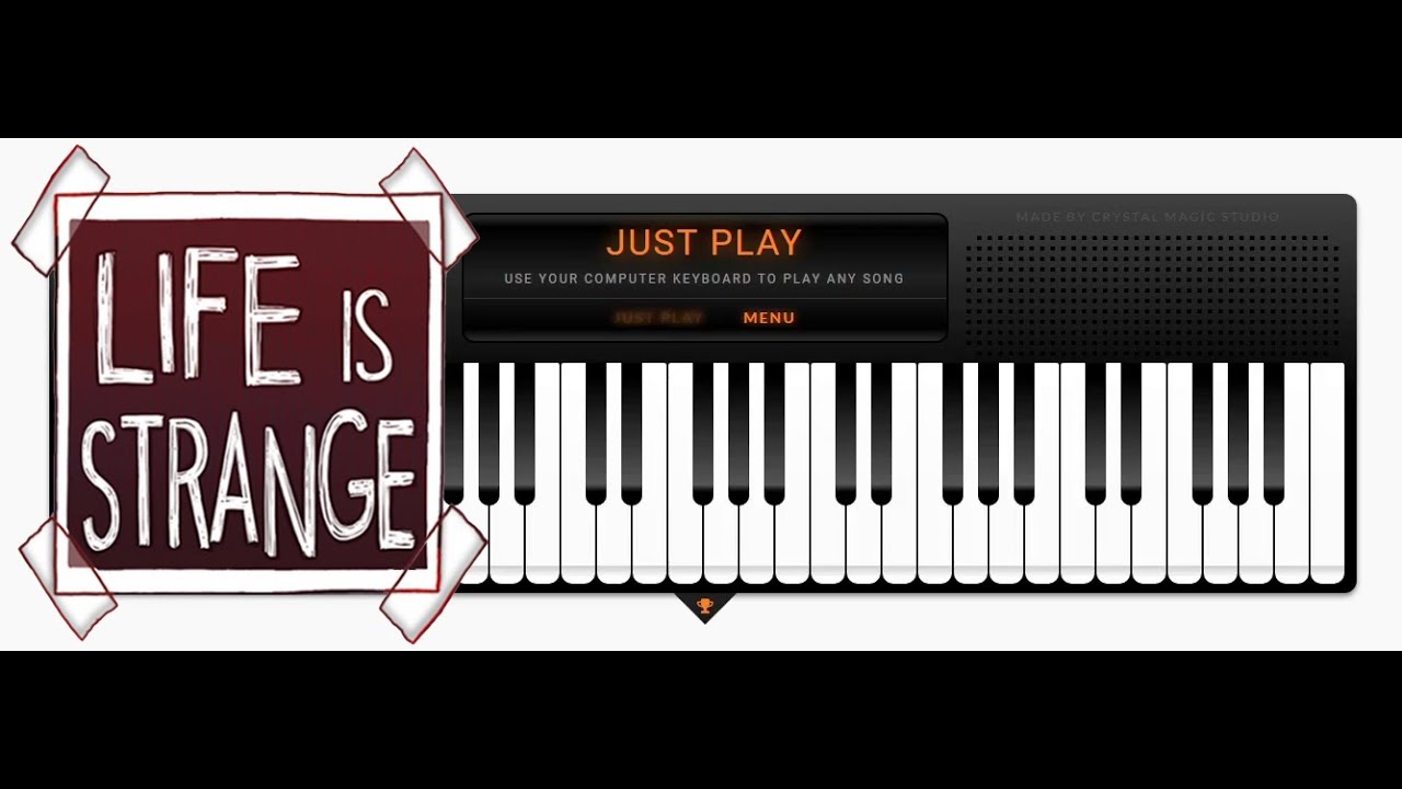 Golden Hour Life is Strange Virtual Piano Sheets - YouTube