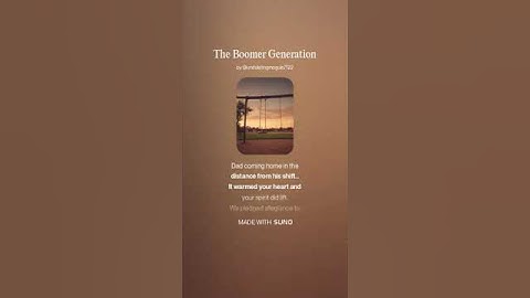 The Boomer Generation