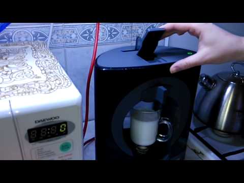 приготовление Latte в кофемашине Nescafe Dolce Gusto приготовление Latte в кофемашине Nescafe Dolce Gusto