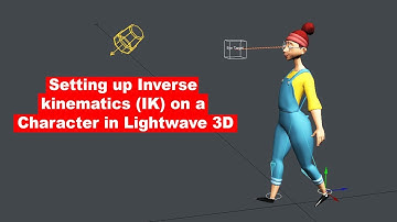 Setting up  inverse kinematics (IK) on a character in lightwave 3D