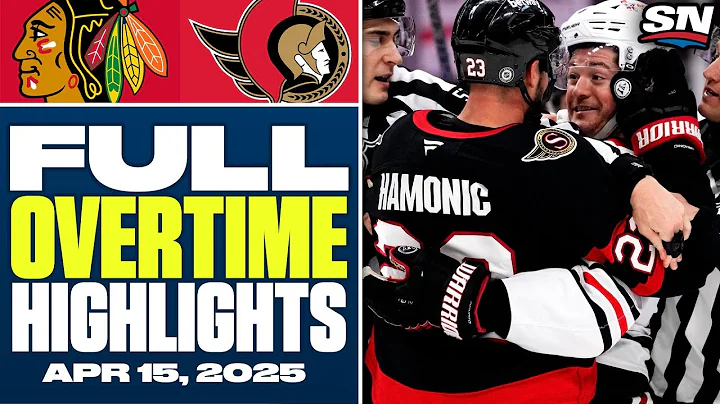Chicago Blackhawks at Ottawa Senators | FULL Overtime Highlights - April 15, 2025