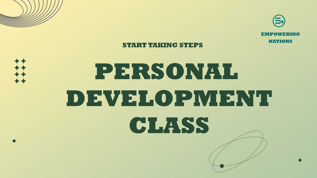 START TAKING STEPS | Personal Development Class with Doc Henry - YouTube