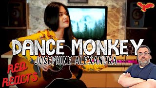 Red Reacts To Josephine Alexandra | Dance Monkey (Fingerstyle Guitar Cover)