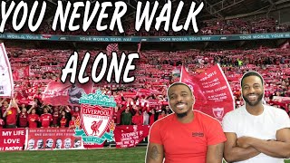 American brothers react to..Liverpool F.C. & 95,000 Australian fans sing 