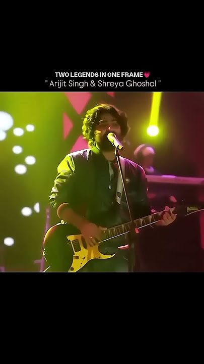 TWO LEGENDS 'Arijit Singh & Shreya Ghoshal'@arijitsingh sir 🥹@shreyaghoshal mam ........#arijitsingh