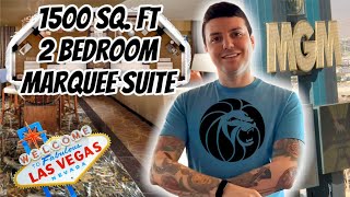 Ultimate Mgm Grand Las Vegas Marquee Suite Tour 1,500 Sq Ft, 2 Bedroom Review