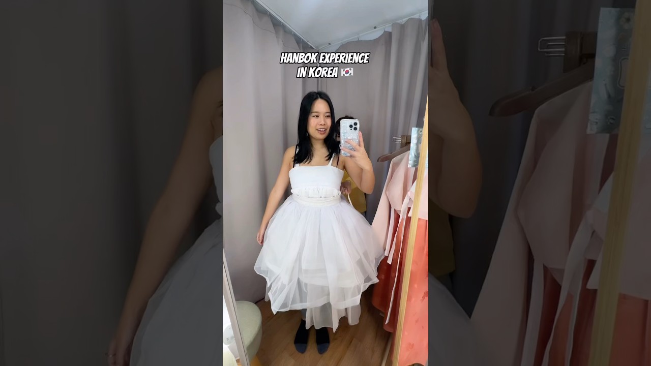 Hanbok experience in Korea 🇰🇷