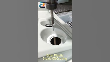 Five-axis CNC machine cutting product live video