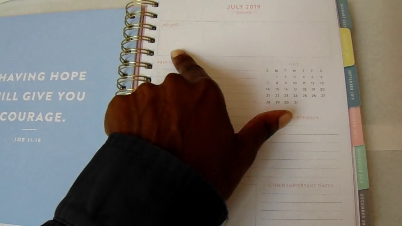 Planner Flip Trough |  2019-2020 Planner from TJMaxx