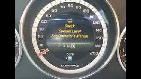 Mercedes  GL 450  Coolant Level Light  FIX FAST