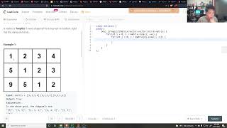766.  Toeplitz Matrix - Daily Leetcode (Day 58)