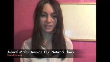 Network Flows Exam Question | A Level Maths (Decision 1 Module)