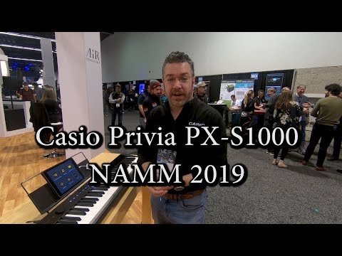 Casio Privia PX S1000 & 3000 with Richard Formidoni - NAMM 2019