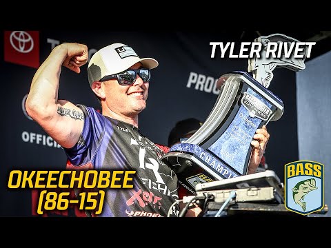 Tyler Rivet wins 2023 Bassmaster Elite at Lake Okeechobee with 86 pounds, 15 ounces