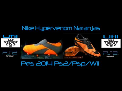 Nike Hypervenom Naranjas Pes 2014 Ps2/Psp/Wii