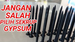 Review Screw Gypsum Atau Sekrup Gypsum