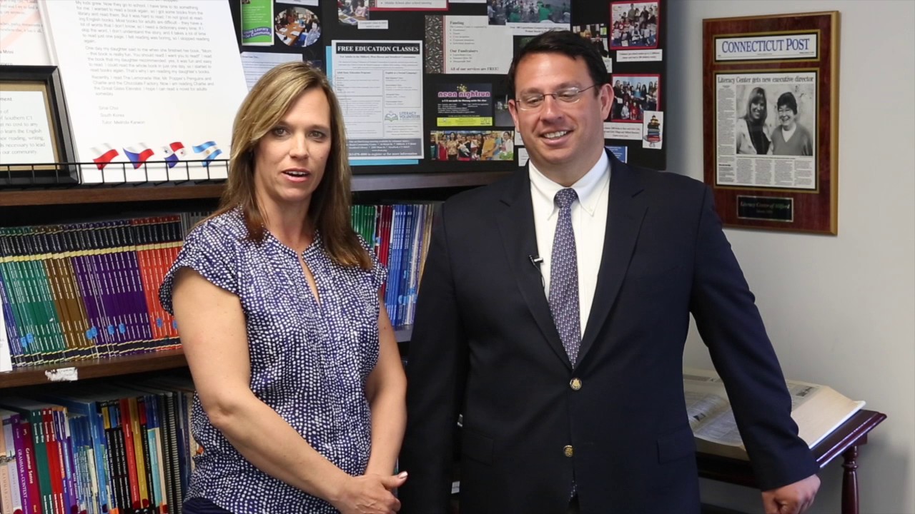 Minute with the Mayor Literacy Volunteers of Southern Connecticut