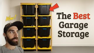 THE BEST Garage Storage Shelves for Just $104!